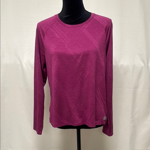 New Balance Tops - New Balance Athletic Women's Long Sleeve Top in Purple